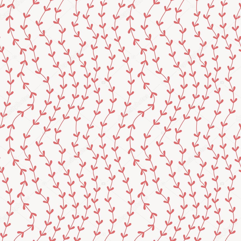 Seamless floral hand-drawn pattern