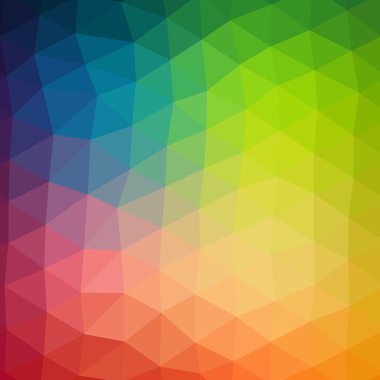 renkli mozaik desen geometrik şekiller