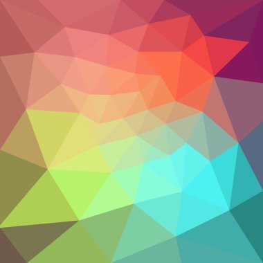 renkli mozaik desen geometrik şekiller