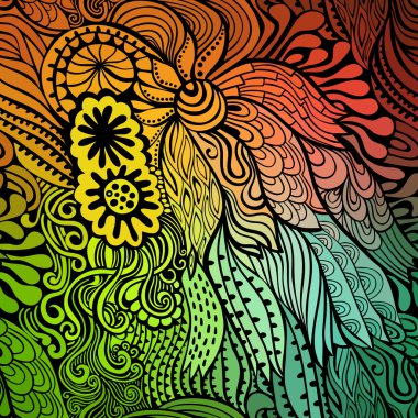 renkli çiçek arka plan