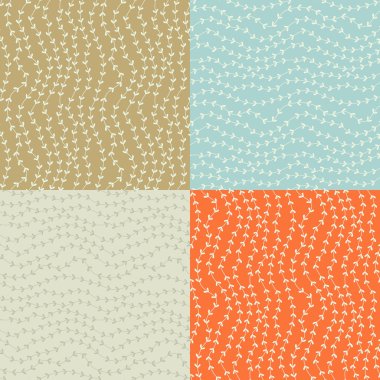 sorunsuz çiçek desenleri çizilmiş