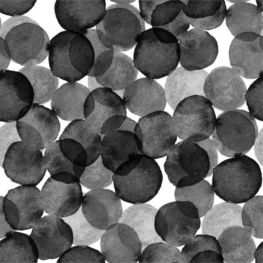 suluboya daireler seamless modeli