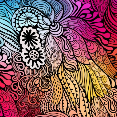 renkli çiçek arka plan