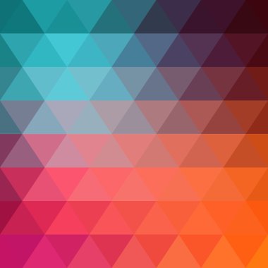 renkli mozaik desen geometrik şekiller