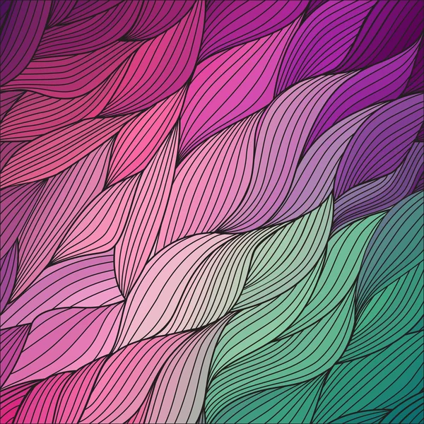 Ondes colorées texture fond — Image vectorielle