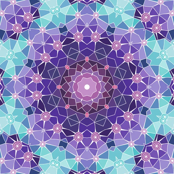 Mandala nahtloses Muster — Stockvektor