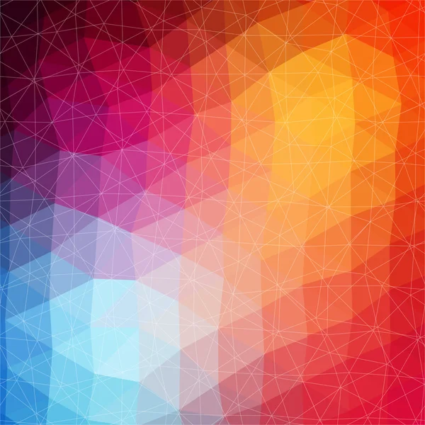 Renkli mozaik desen geometrik şekiller — Stok Vektör