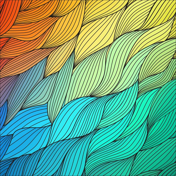 Ondas coloridas textura fundo —  Vetores de Stock