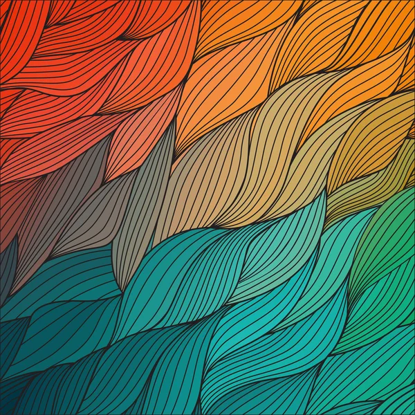 Ondas coloridas textura fundo —  Vetores de Stock