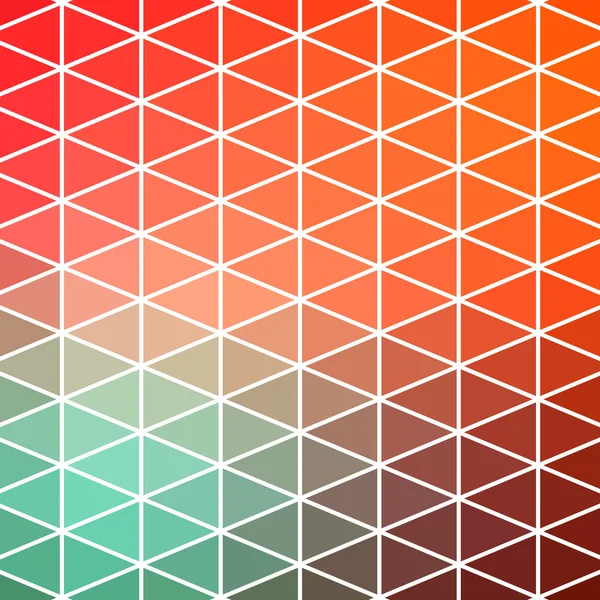 Färgglad mosaikmönster av geometriska former — Stock vektor