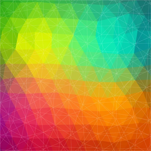 Patrón de mosaico colorido de formas geométricas — Vector de stock