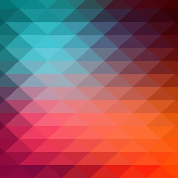 Patrón de mosaico colorido de formas geométricas — Vector de stock