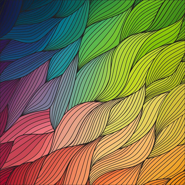 Ondas coloridas textura fundo —  Vetores de Stock