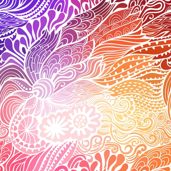 Fondo floral colorido — Vector de stock