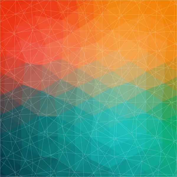 Patrón de mosaico colorido de formas geométricas — Vector de stock