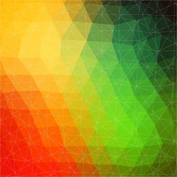 Patrón de mosaico colorido de formas geométricas — Vector de stock