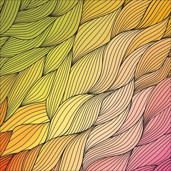 Fondo de textura de ondas coloridas — Vector de stock