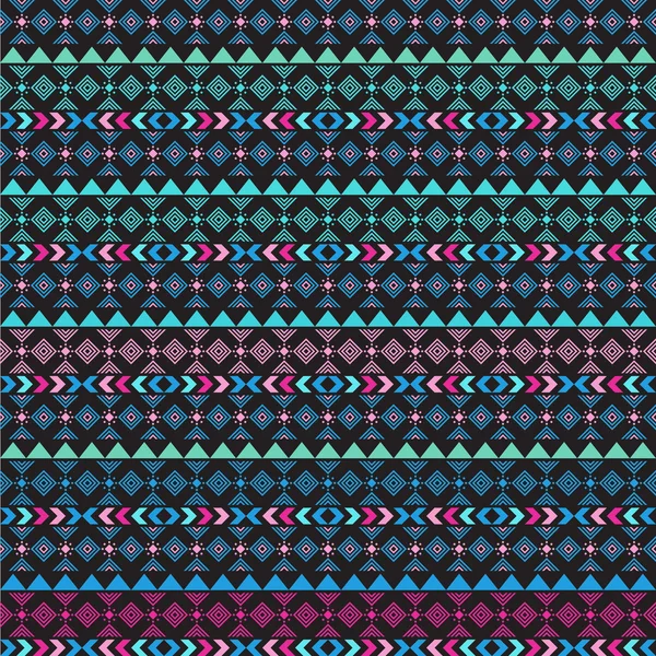 Textura tribal sin costuras . — Vector de stock