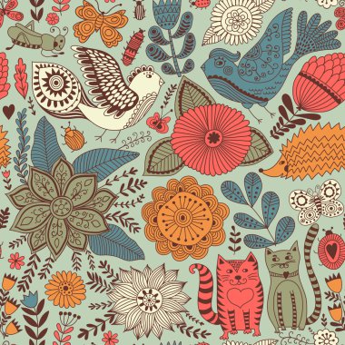 Kusursuz çiçek deseni