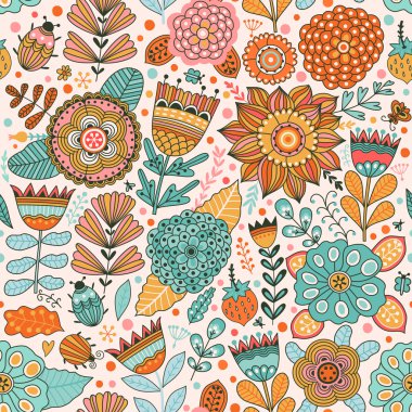 Kusursuz çiçek deseni