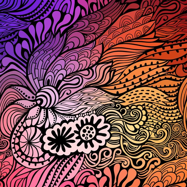 Fondo de olas coloridas — Vector de stock