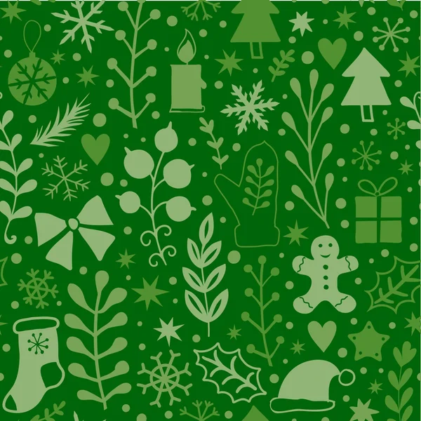 Merry Christmas seamless pattern — Stock Vector