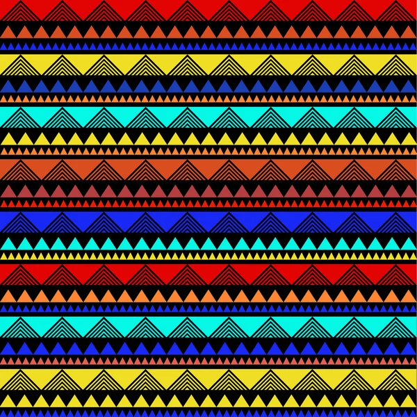 Textura tribal sin costuras . — Vector de stock