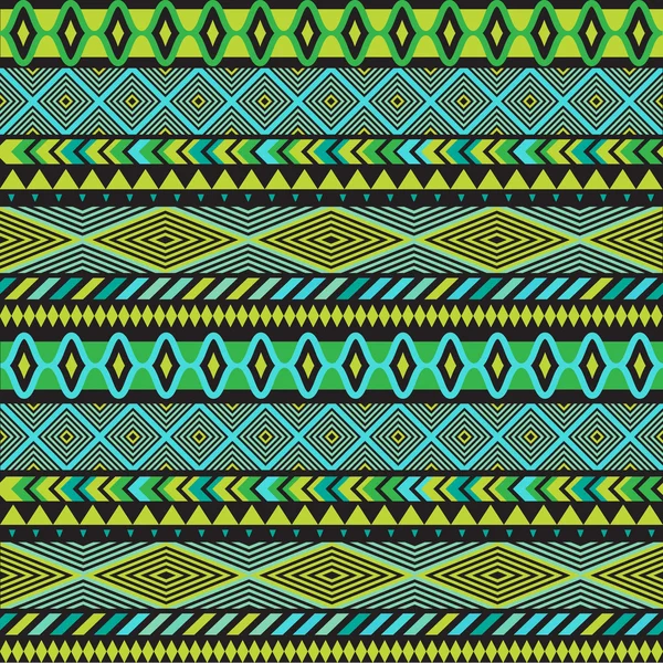 Texture tribale sans couture . — Image vectorielle