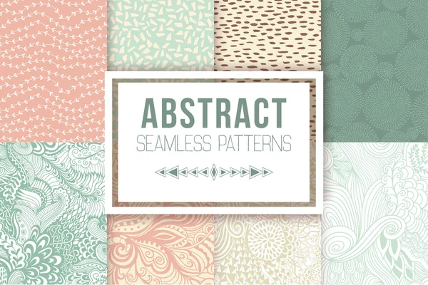 Motifs abstraits sans couture se textures vectorielles — Image vectorielle