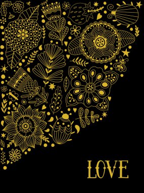 Çiçek dekoratif davet