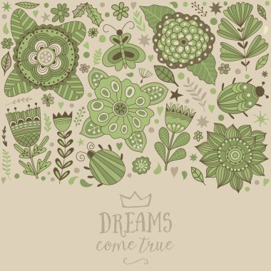 Çiçek dekoratif davet