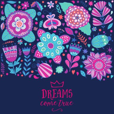 Çiçek dekoratif davet