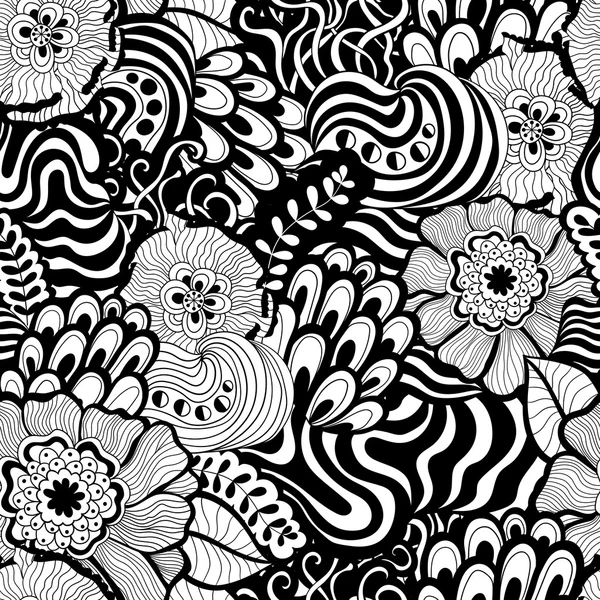 Black and white abstract pattern