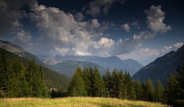 dağ manzarası Alpleri'nde