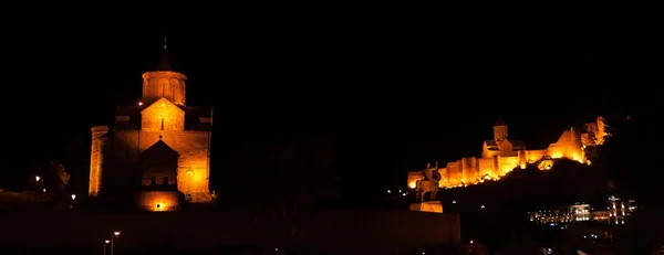 Romantik gece Tiflis — Stok fotoğraf