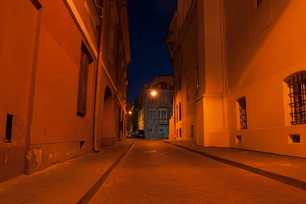 Vilnius street at night — Stock Photo, Image