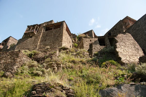 Castelo da cidade de shatili — Fotografia de Stock