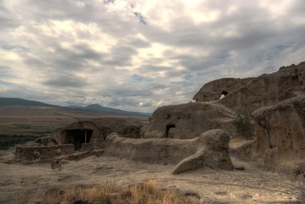 Upliscyche starożytne skalne miasto — Zdjęcie stockowe