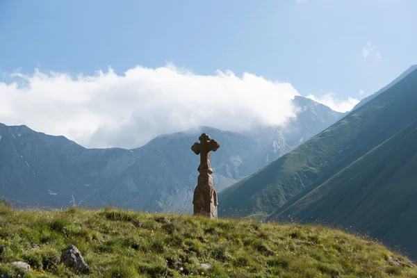 Kreuz in Georgien — Stockfoto