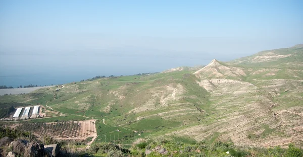 Israeli landscape near Kineret lake — Stock Photo, Image
