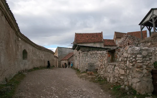 Castillo de Rasnov en Rumania — Foto de Stock