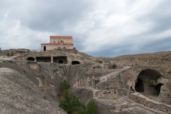 Uplistsikhe gammal klippkyrkor stad — Stockfoto