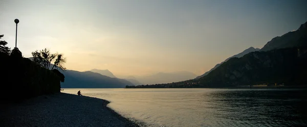 Jezero como západ slunce — Stock fotografie