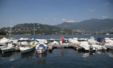 Como Gölü tekneler