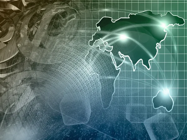 basamak ve harita - soyut bilgisayar arka plan