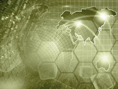 basamak ve harita - soyut bilgisayar arka plan