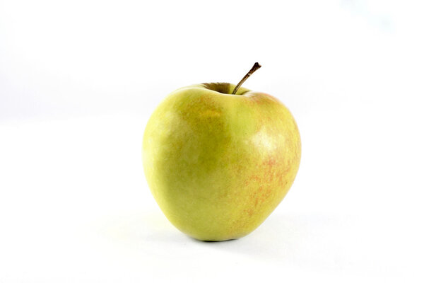 Apple on white