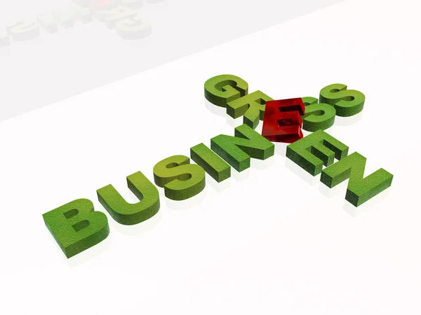 Green business — Stock Photo, Image