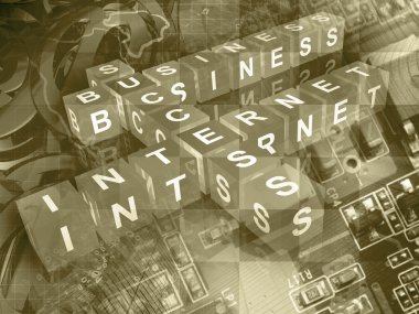 Küpleri basamak arka planda harflerle