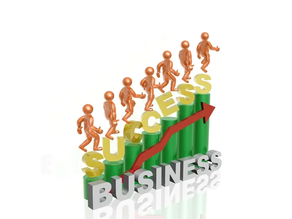 Success in business - abstract business background — Stock Photo, Image